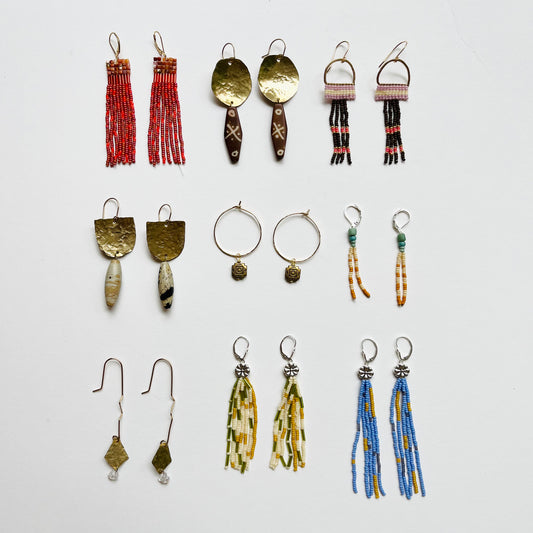 Handmade Earrings • Sundrunk Collection