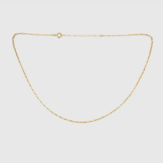 Baby Link Chain Necklace • 14K Gold Fill