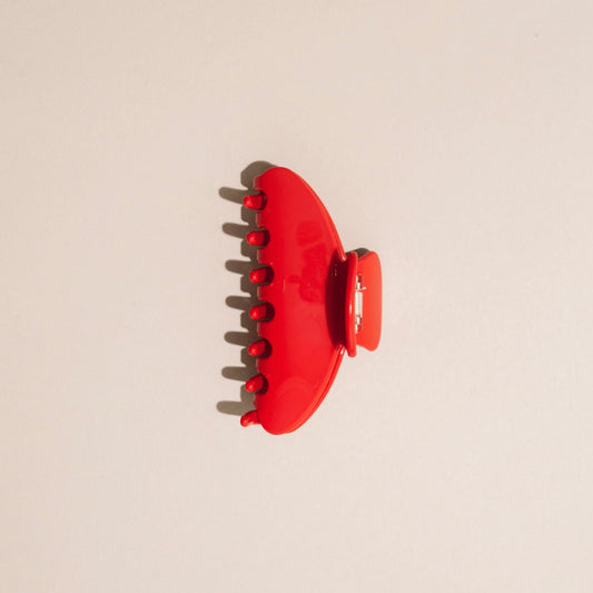 Nat + Noor • Medium Hair Claw Clip • Cherry Red