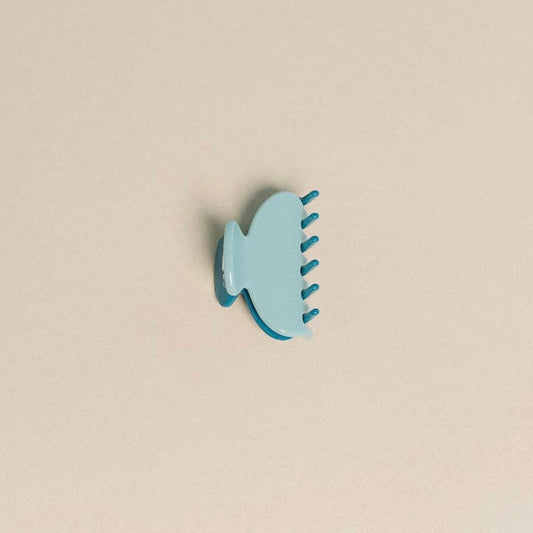 Nat + Noor • Small Hair Claw Clip • Two Tone Robin Blue