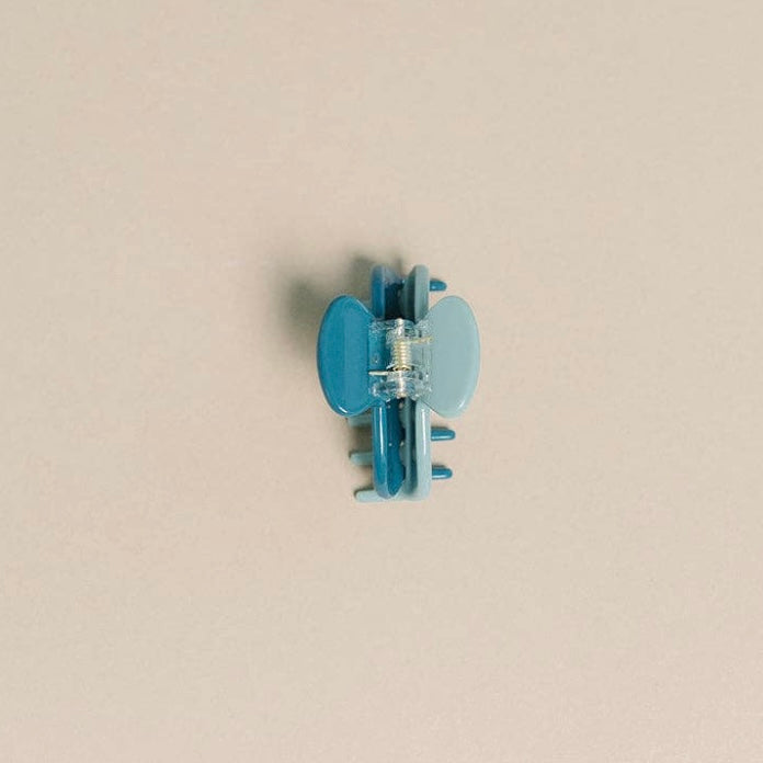 Nat + Noor • Small 2” Hair Claw Clip • Two Tone Robin Blue