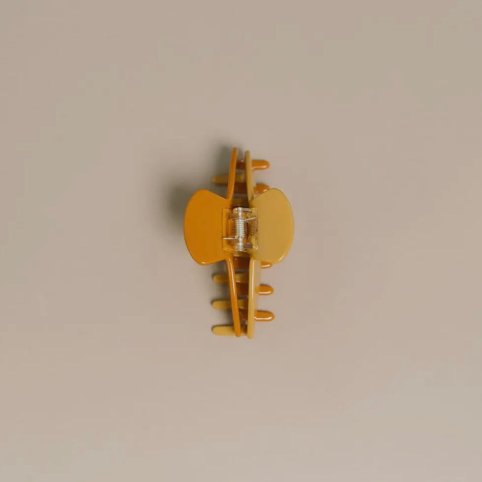 Nat + Noor • Medium Hair Claw Clip • Two Tone Citrus Orange
