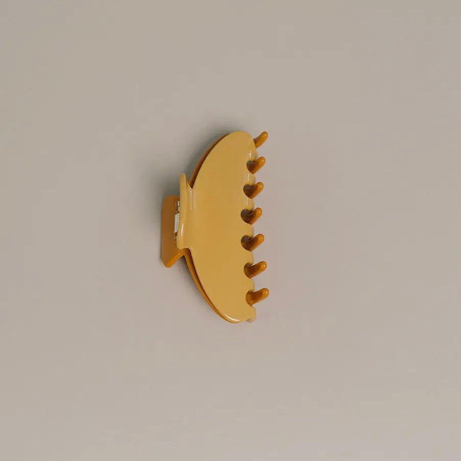 Nat + Noor • Medium Hair Claw Clip • Two Tone Citrus Orange