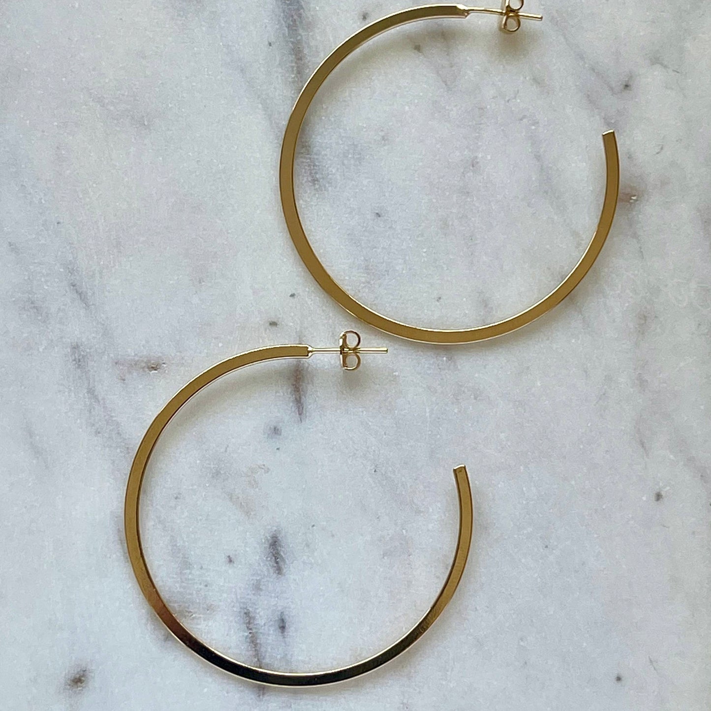 Lind Hoop Earrings • 14K Gold Fill