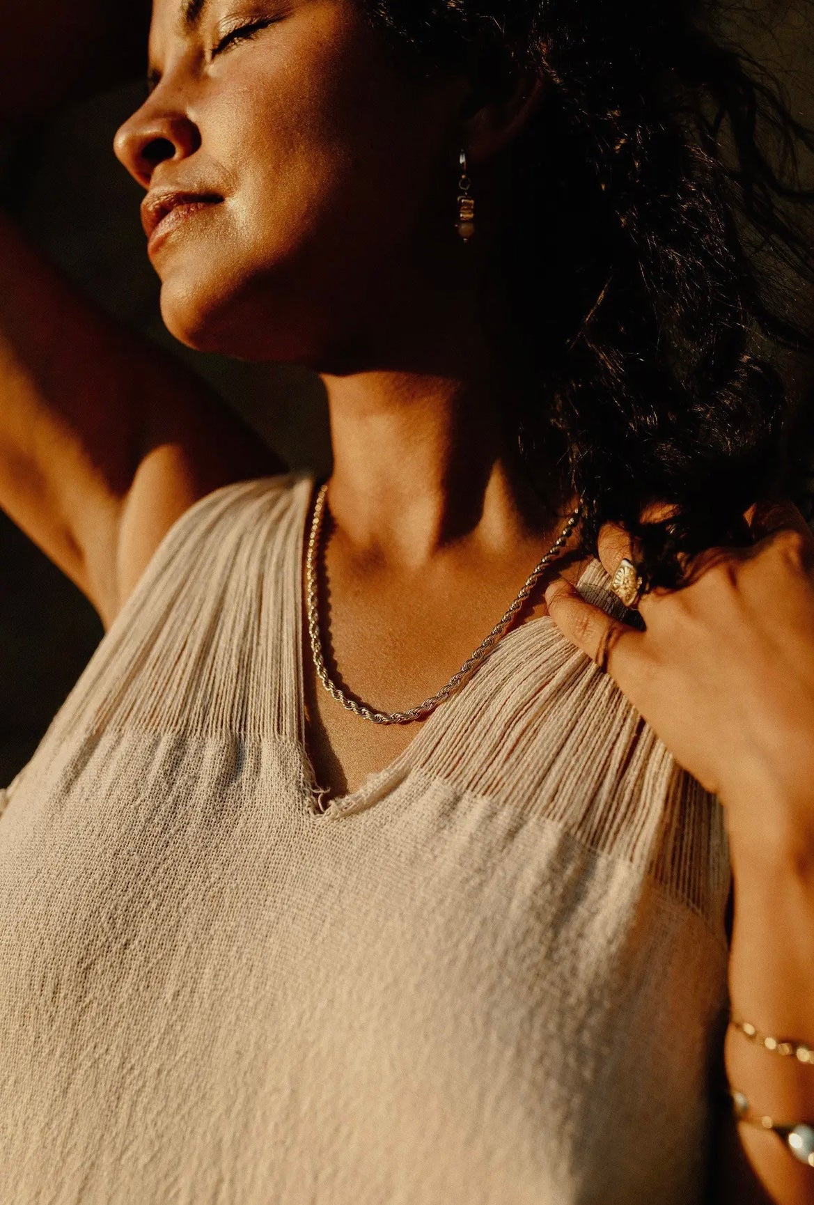 Dea Dia • Grandma’s Gold Rope Chain Necklace • 18K Gold Fill