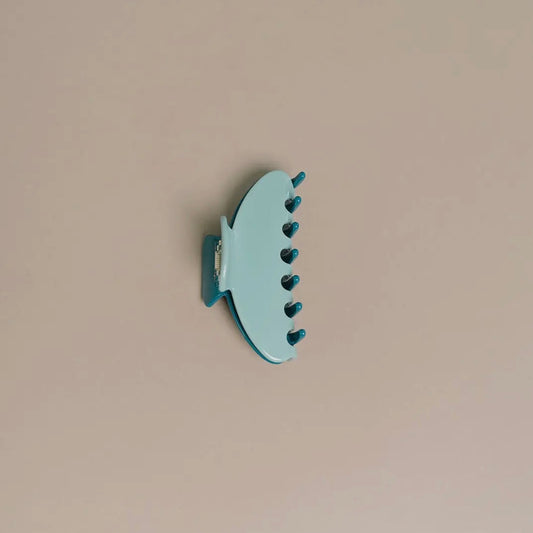 Nat + Noor • Medium Hair Claw Clip • Two Tone Robin Egg Blue