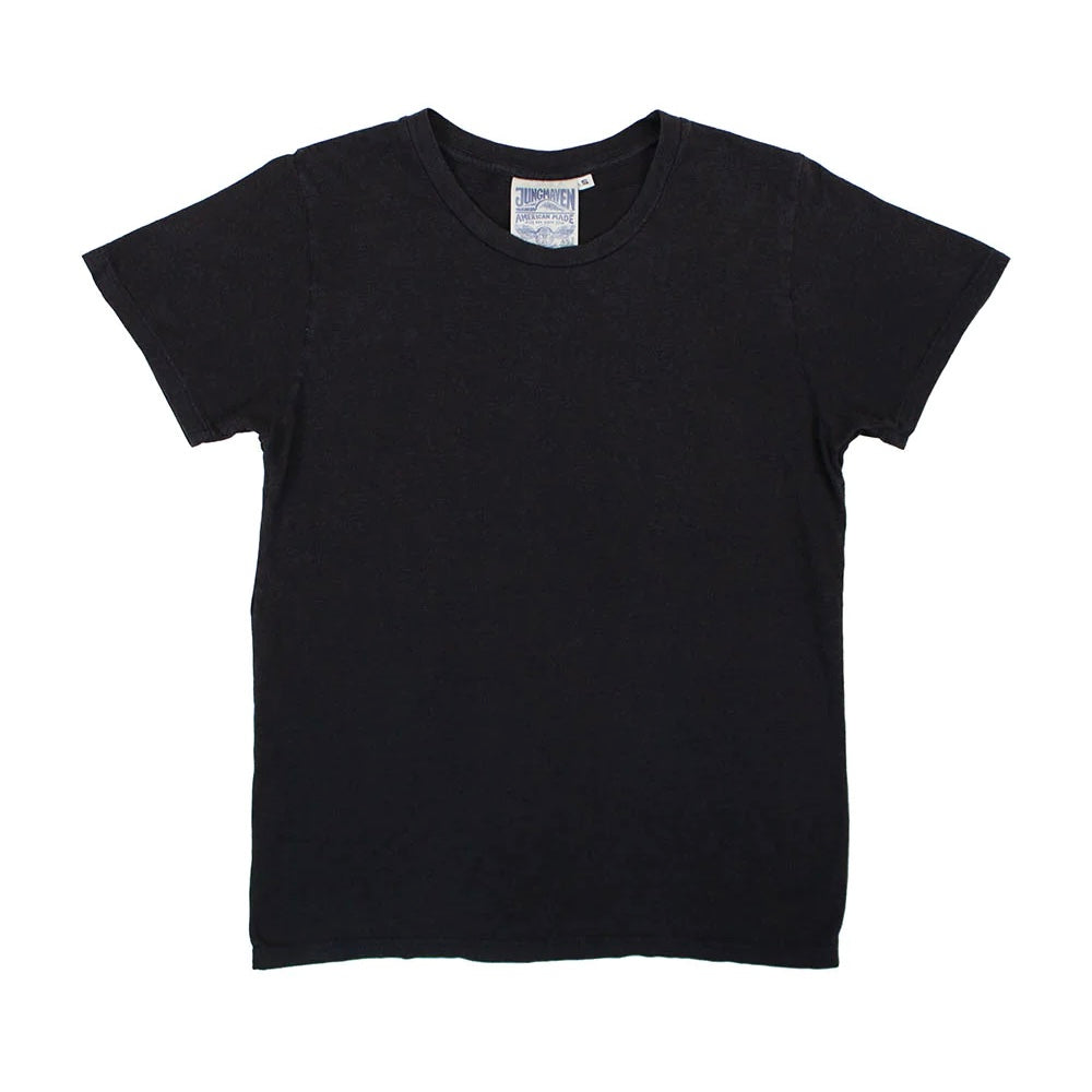 Jungmaven • Lorel Tee •  Washed Black
