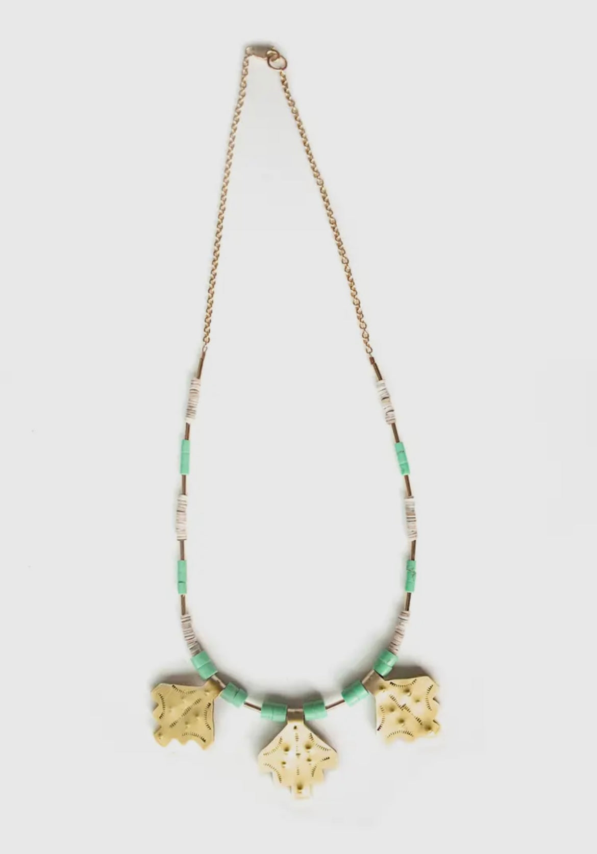 Lunasol • Yuma Necklace • Brass