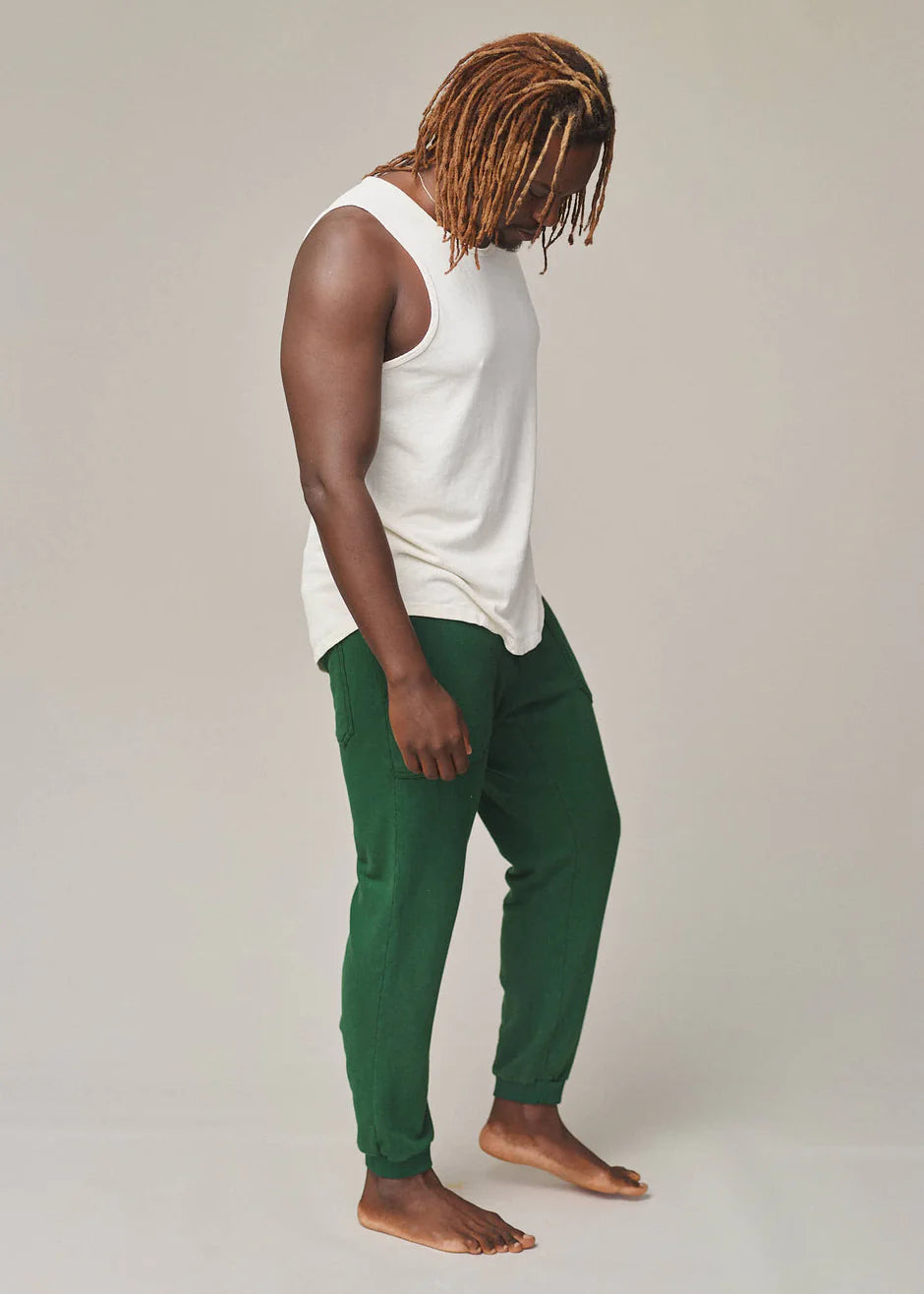 Jungmaven • Rockaway Sweatpant • Hunter Green