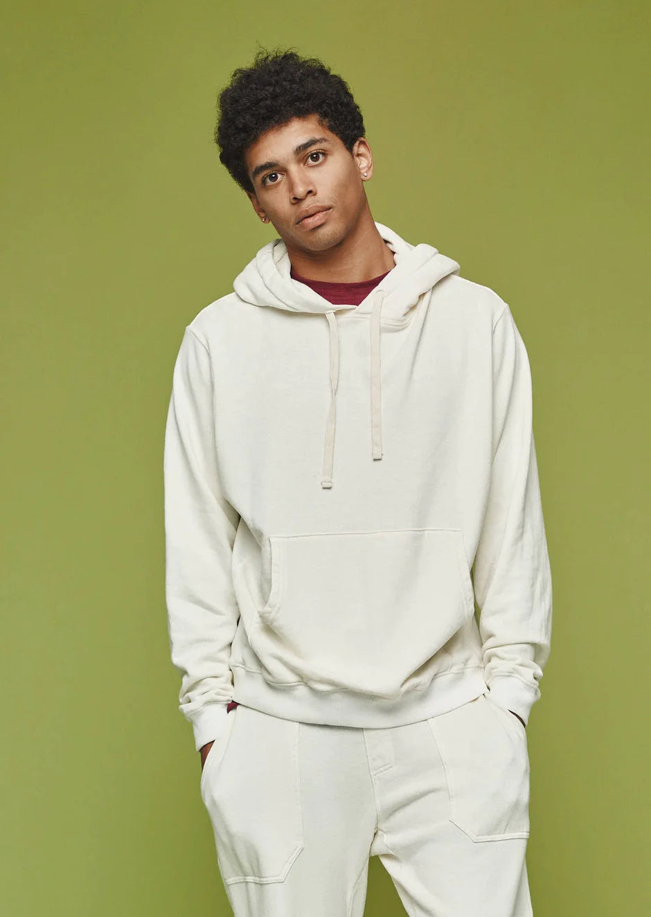 Jungmaven • Montauk Hooded Sweatshirt • Hunter Green