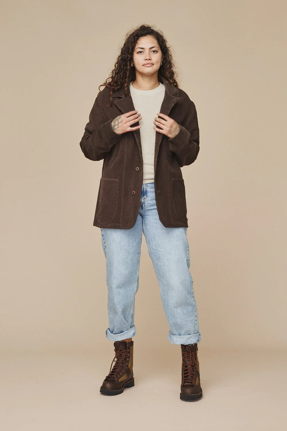 Jungmaven • Tour Corduroy Jacket • Burgundy