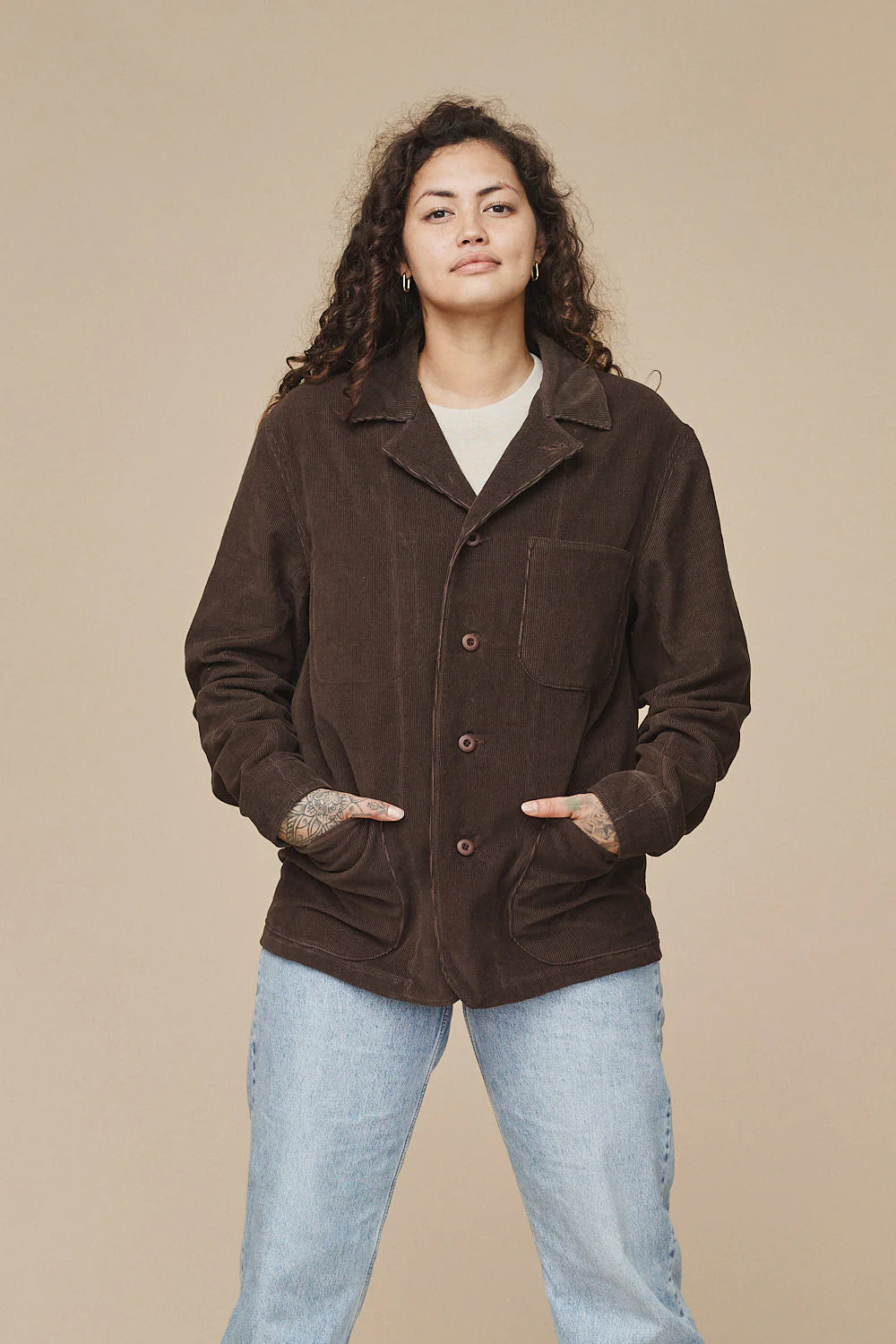 Jungmaven • Tour Corduroy Jacket • Burgundy