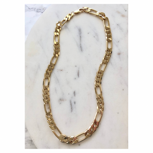 Eve Chunky Figuaro Chain Necklace • 14K Gold Fill