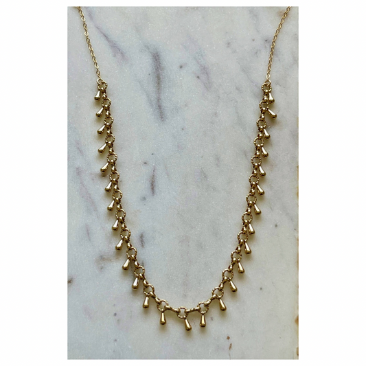 Katla Statement Necklace • 14K Gold Fill
