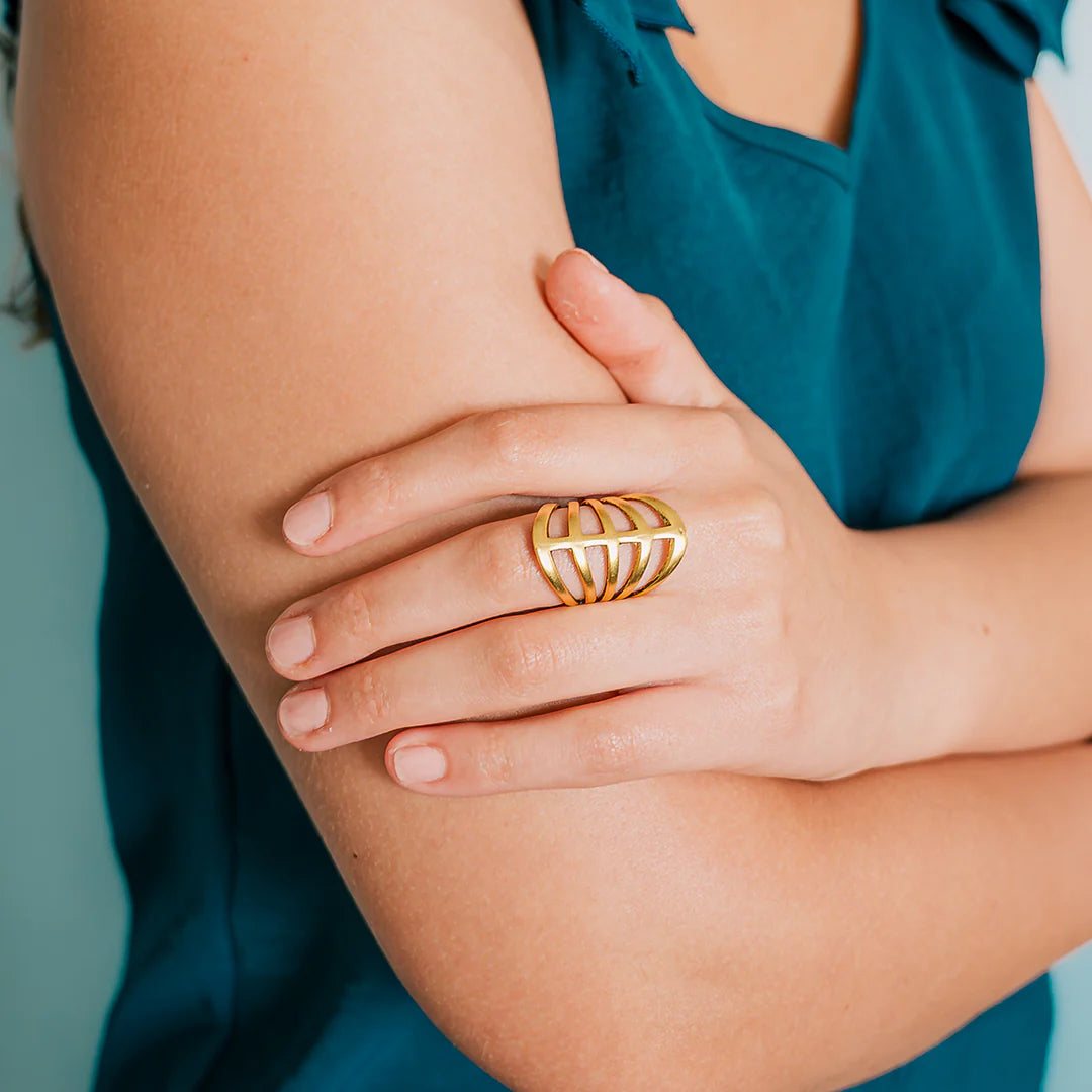 Ornamental Things • Gladiator Ring • Gold