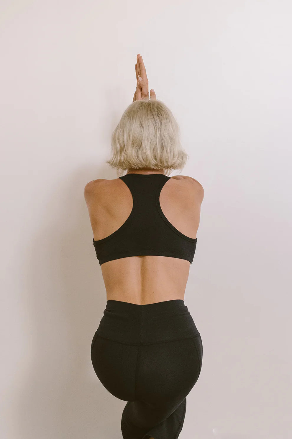 Jungmaven • Hemp & Organic Cotton Paige Racer Bra • Coastal Blue