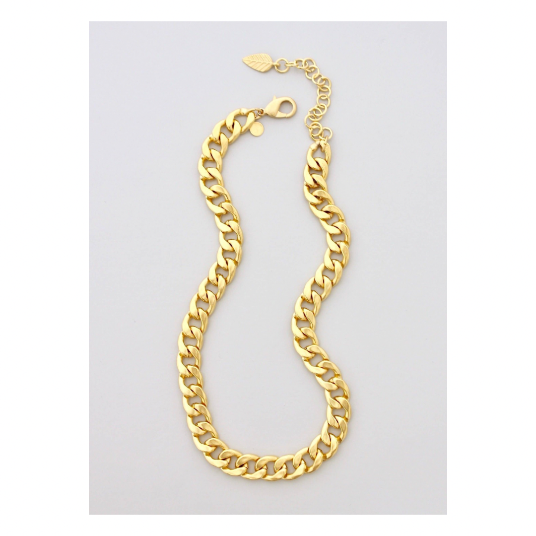 David Aubrey • Heavy Chain Necklace • Gold