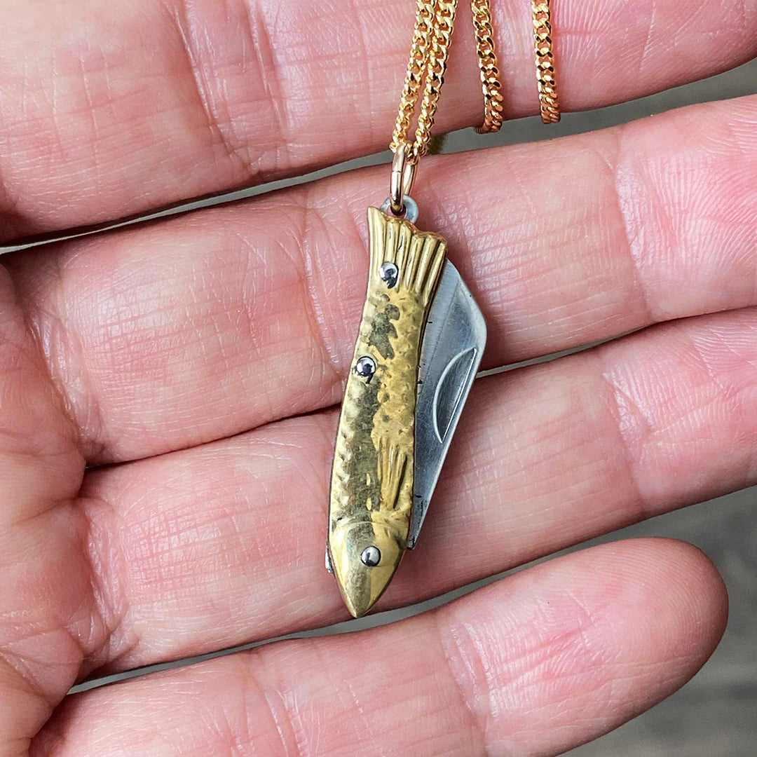 Ornamental Things • Small Fish Knife Necklace