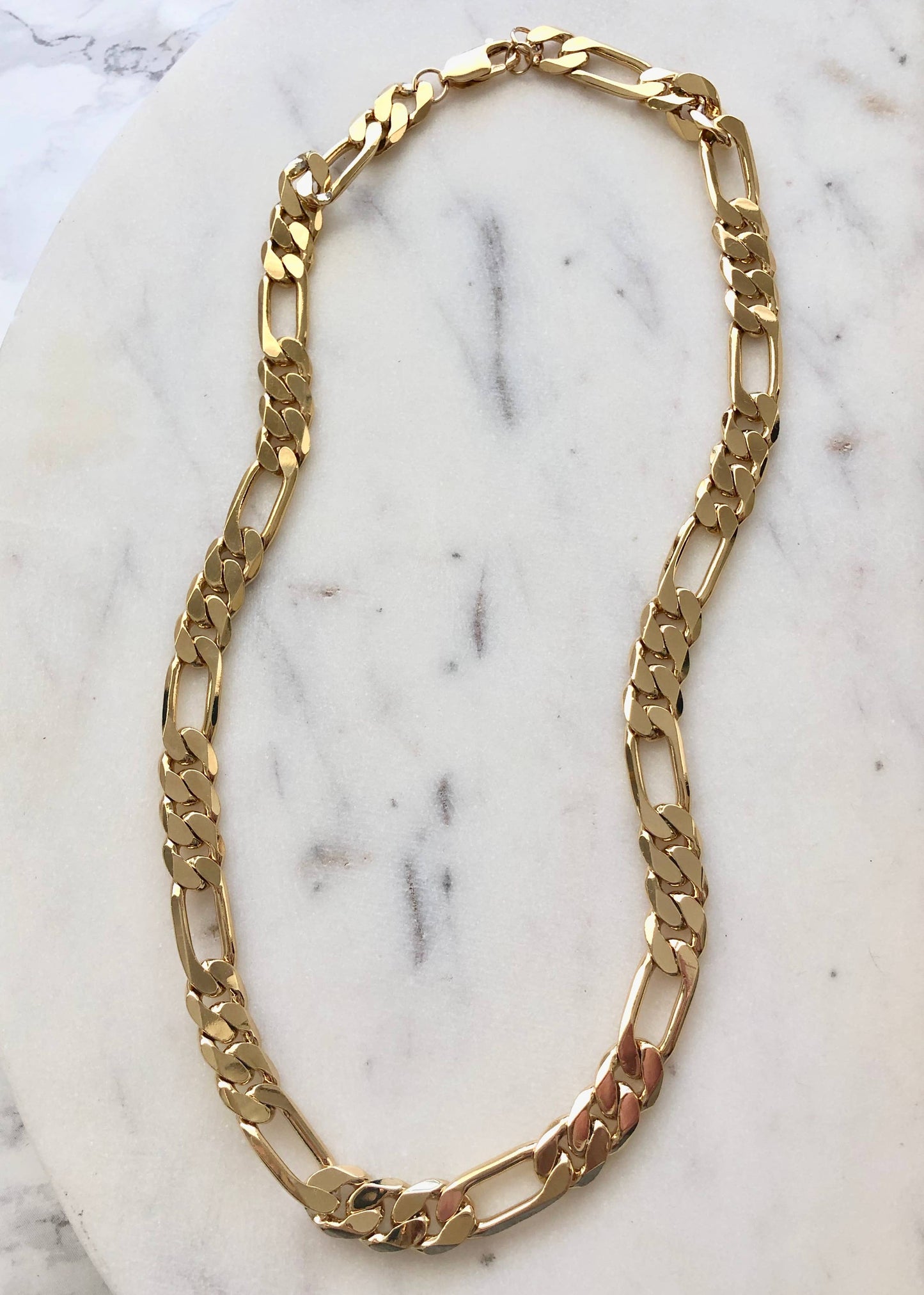 Eve Chunky Figuaro Chain Necklace • 14K Gold Fill