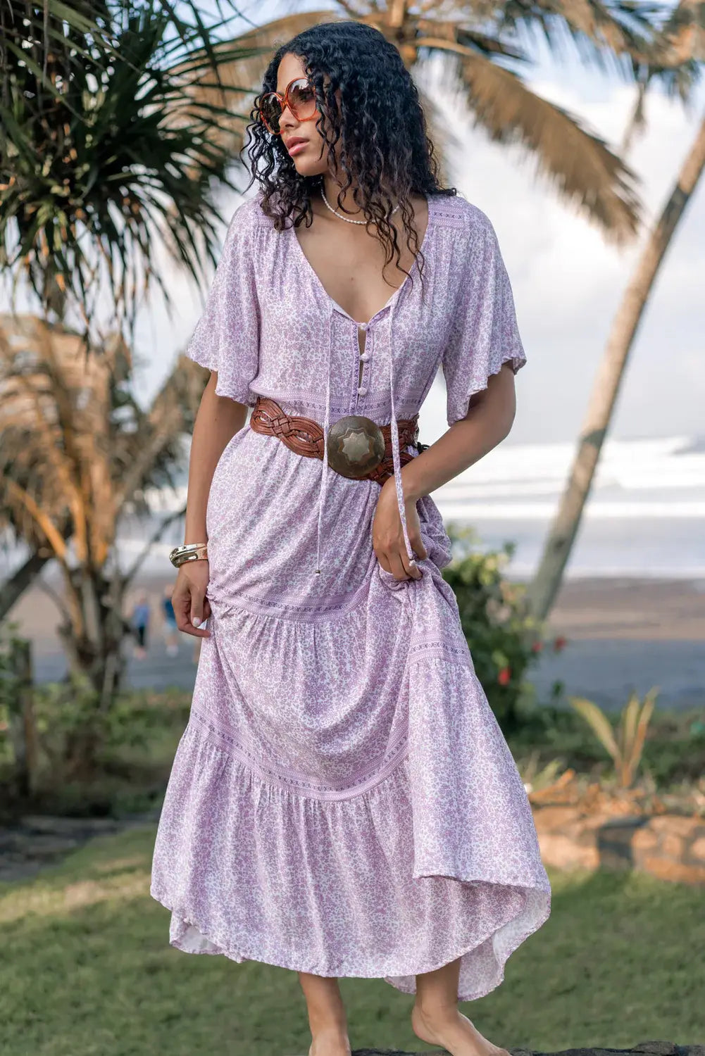 The Barefoot Blonde Collection • Mia Maxi Dress • Lavender