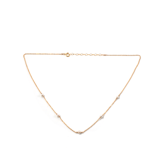 Cloe Pearl Necklace • 14K Gold Fill