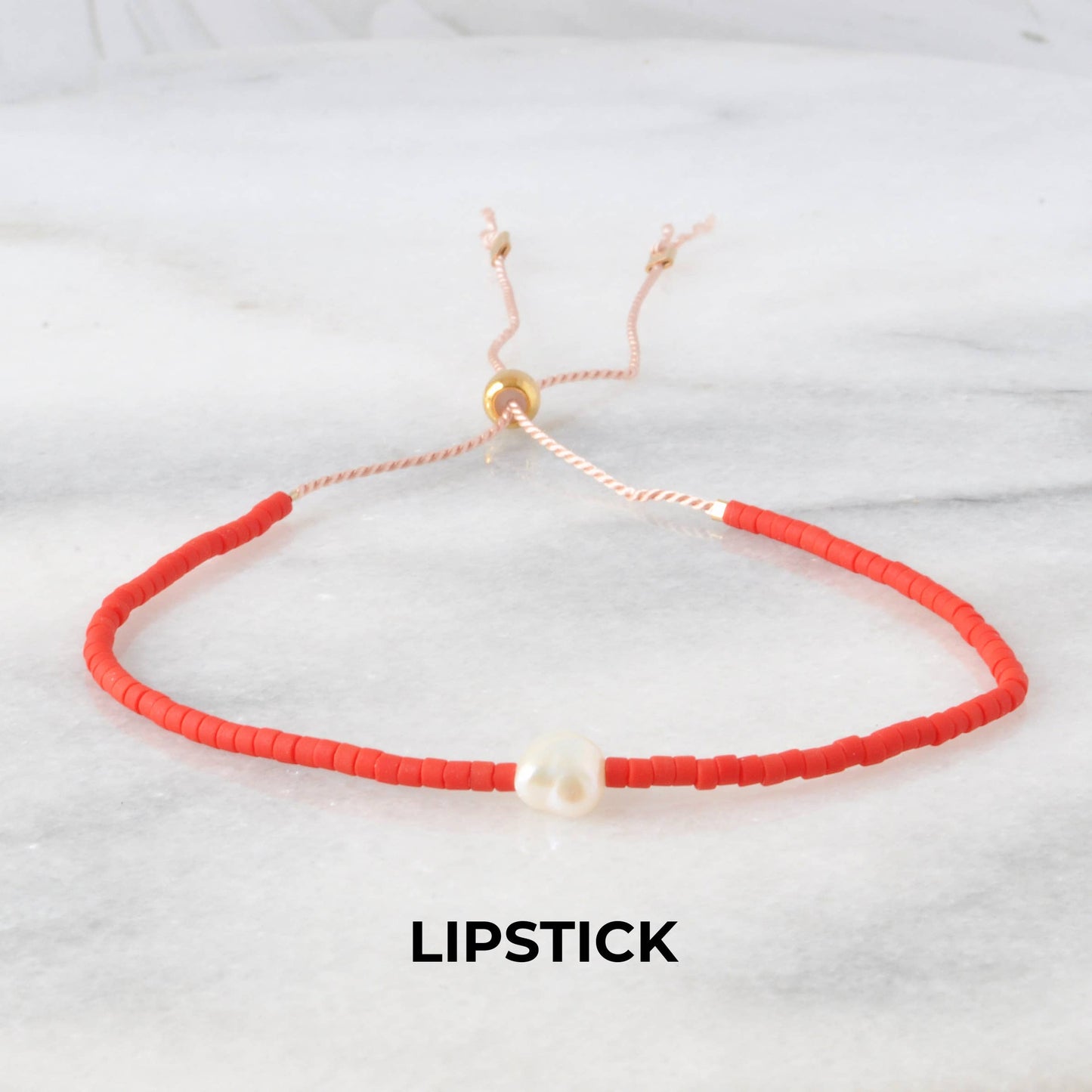 Pearl Accent Beaded String Bracelets • Pick Your Color