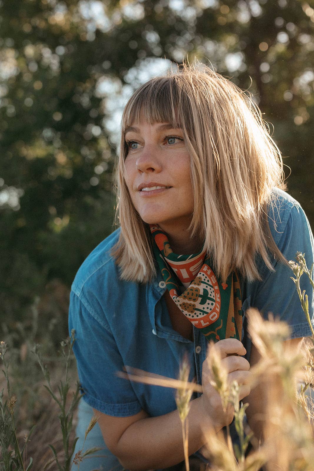 Cotton Bandana • Greenbelt • Forest Green