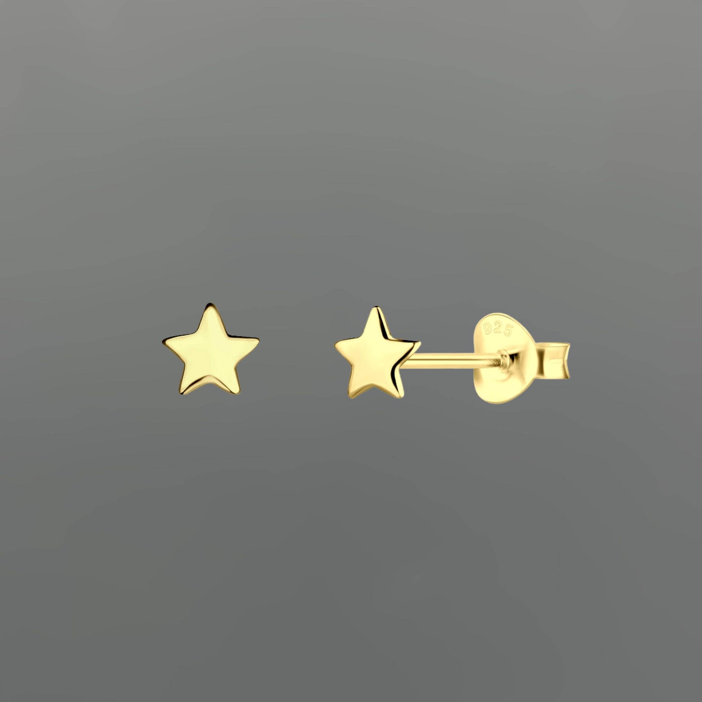 Twinkle Little Star Stud Earrings • Vermeil