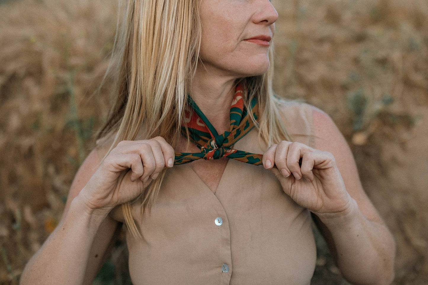 Cotton Bandana • Greenbelt • Forest Green