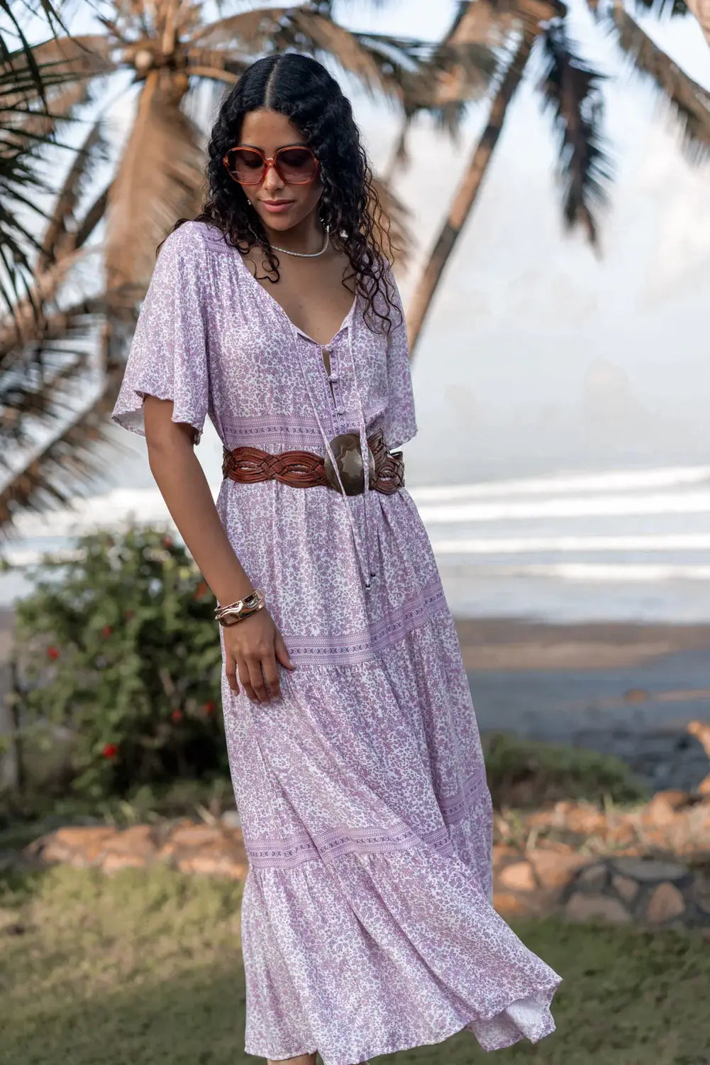 The Barefoot Blonde Collection • Mia Maxi Dress • Lavender