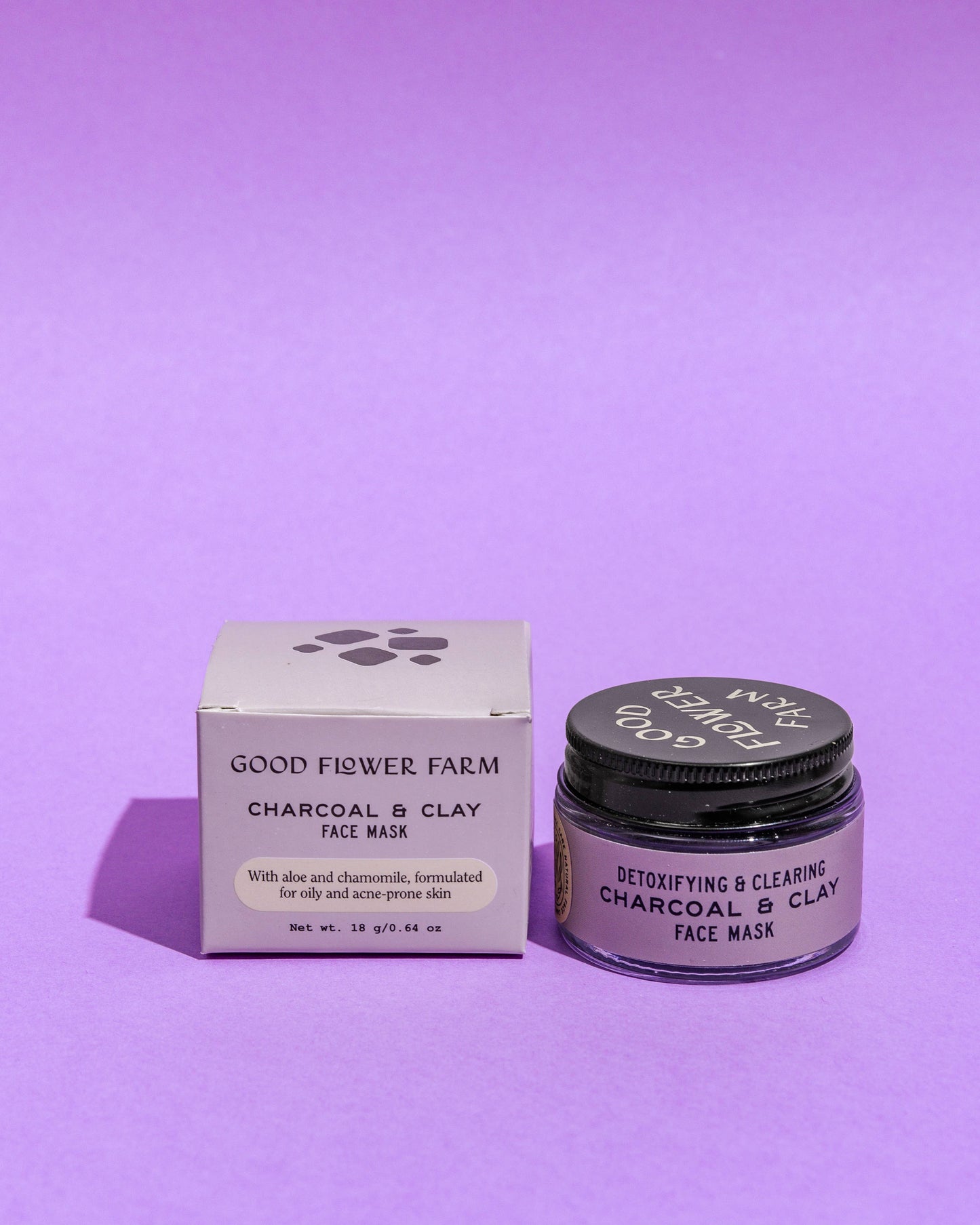 Charcoal & Clay Botanical Face Mask / 1 oz