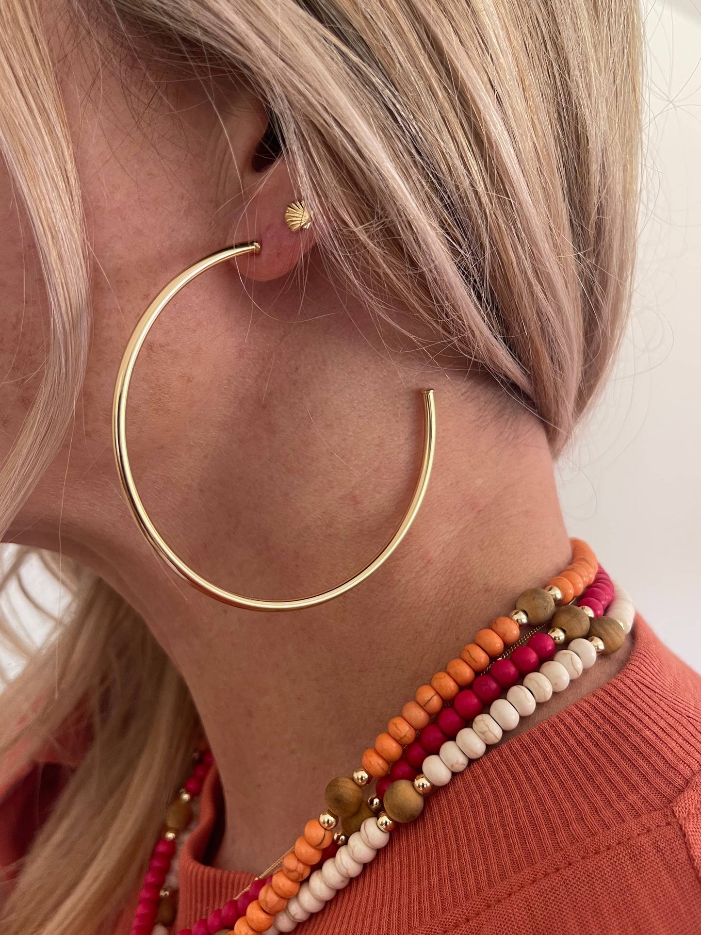 Giovana Big Hoop Earrings 14K Gold Fill