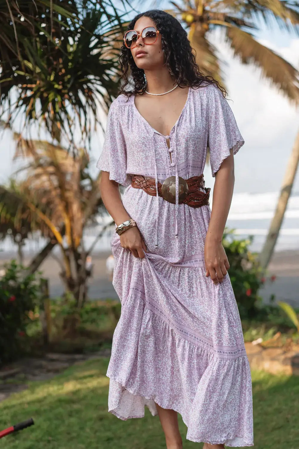 The Barefoot Blonde Collection • Mia Maxi Dress • Lavender