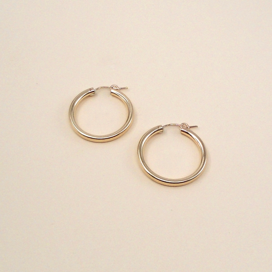 Ava Hinge Hoops 14K Gold Filled
