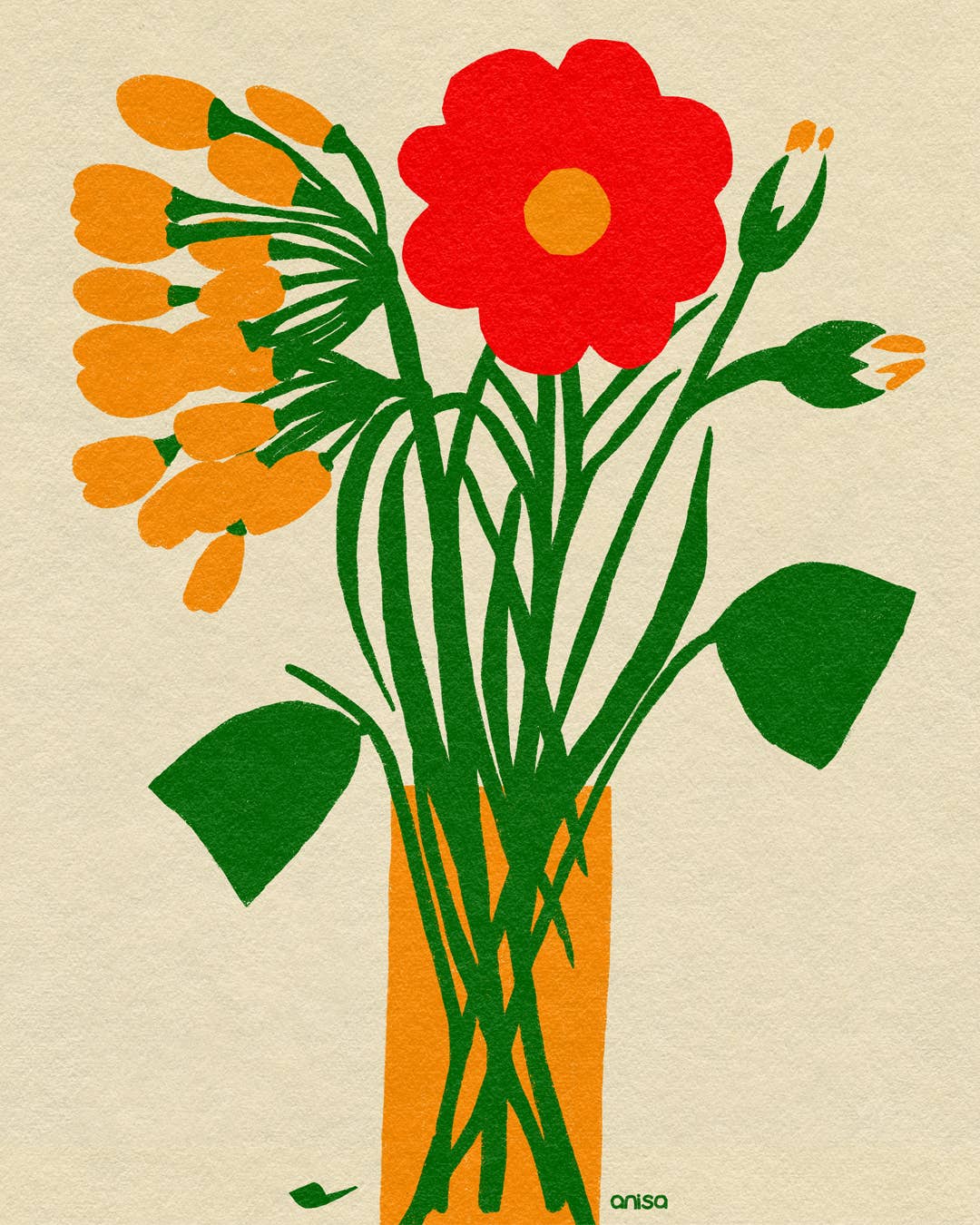 Anisa Makhoul • Art Print • Fresh Picked Bouquet
