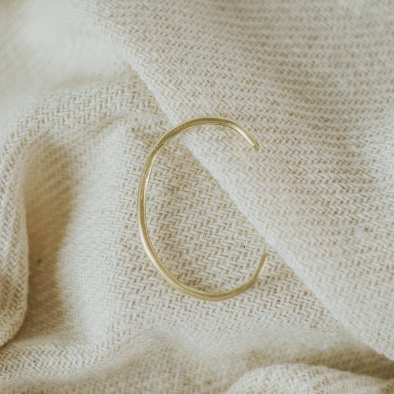 Common Form • Gaia Stacker Cuff Bracelet • Brass