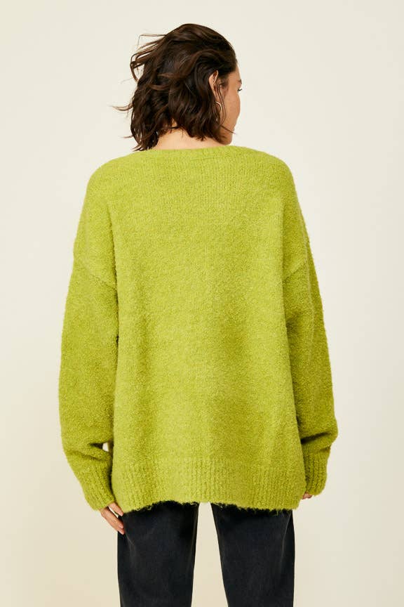 Kilkea Sweater • Chartreuse