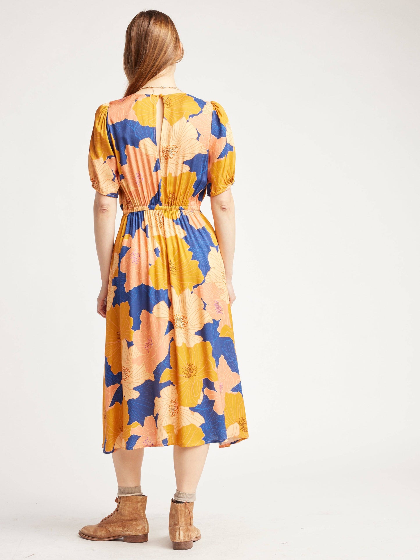 Self Contrast • Amiah Dress • Tea Garden Print • Small