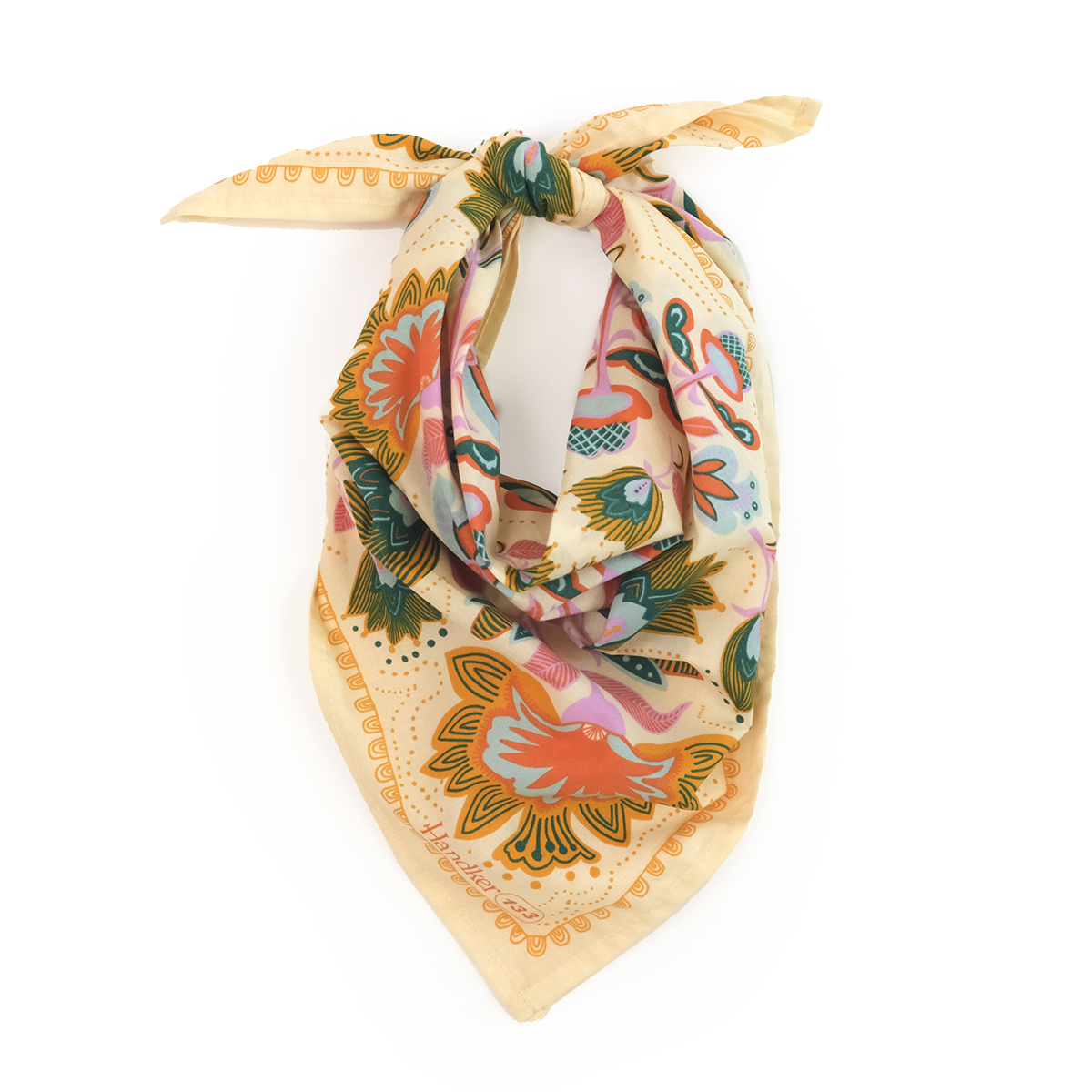 Cotton Bandana No. 133 Ingrid Cream