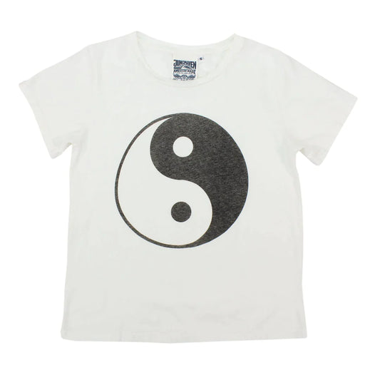 Jungmaven • Yin Yang Ojai Tee • Washed White