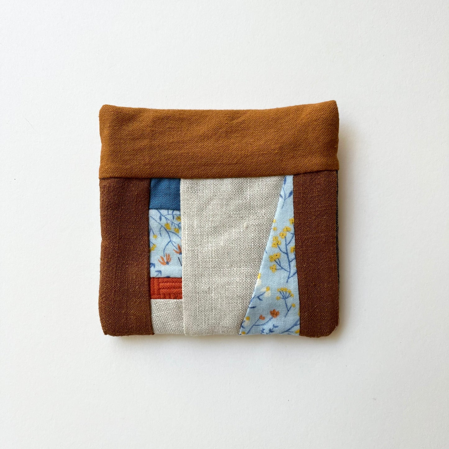 Terra • Handmade Patchwork Pouch • Happy