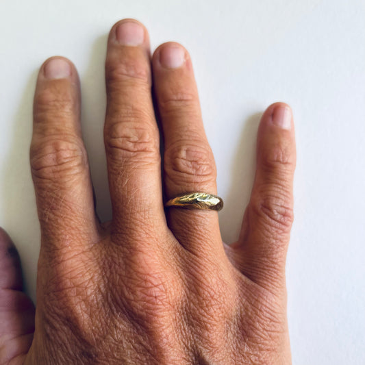 Fade Into the Abstract • Meadow Ring • Brass