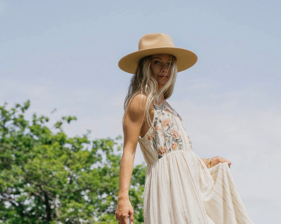 Jackson Rowe • Boho Banner Dress • Soft Cream