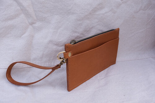 Charlie’s Goods Handmade Modern Bucket Bag Saddle Tan
