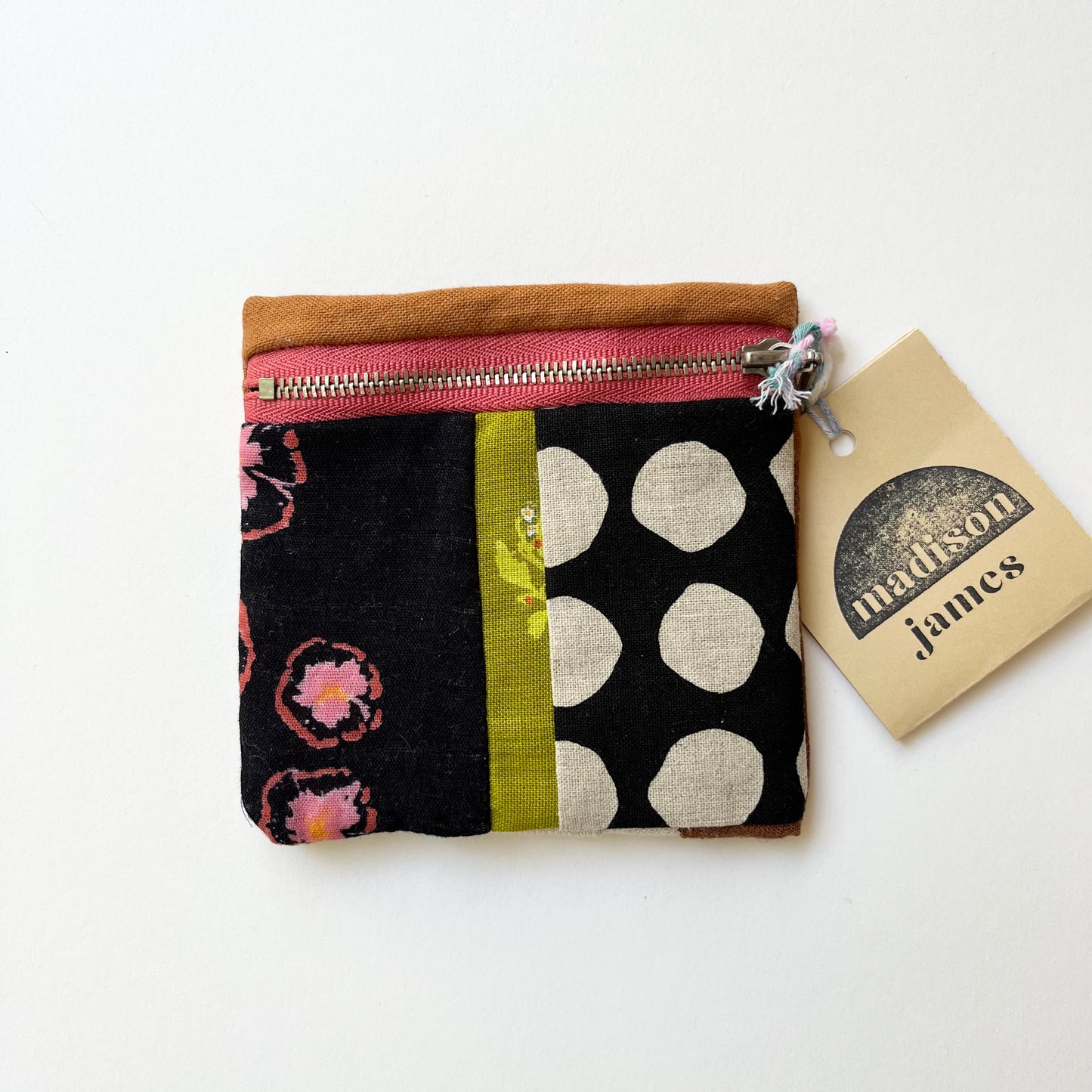 Terra • Handmade Patchwork Pouch • Happy