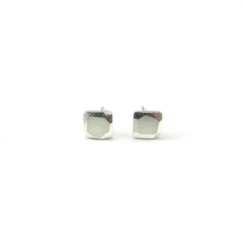 Goldeluxe • Square Nugget Earrings