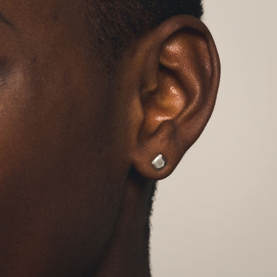 Goldeluxe • Square Nugget Earrings