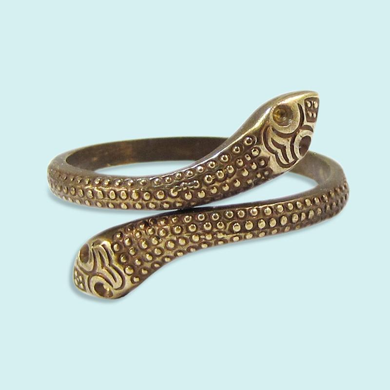 Ornamental Things • Snake Ring • Gold
