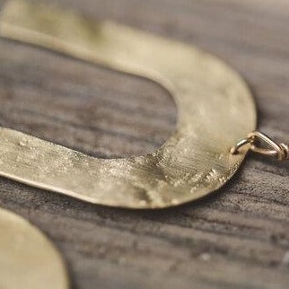 Desert Moon Design • Annette Dangles Earrings • Brass