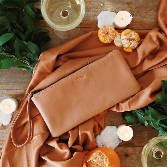 Mandrn • The Arlo Wristlet • Camel • Pick Your Size